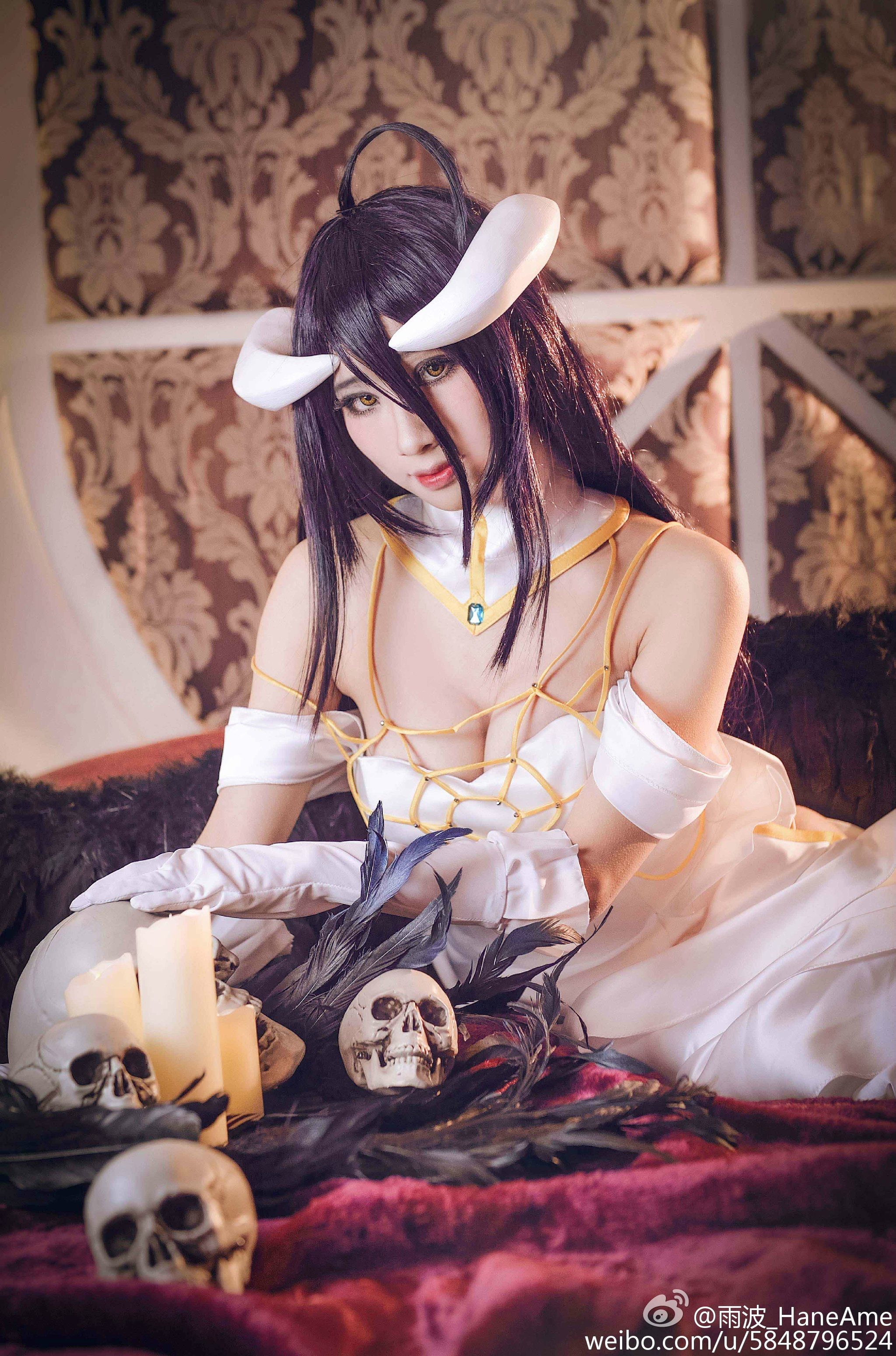 雨波_HaneAme - NO.051 Overlord Albedo[16P]-XikXak